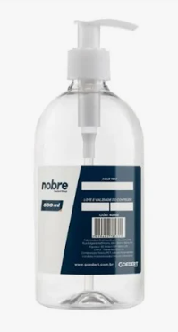 SABONETEIRA PLASTICA PUMP 500ML - NOBRE