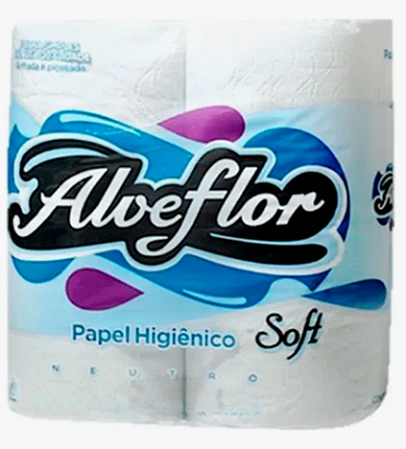 PAPEL HIG. F SIMPLES ALVEFLOR FD C/ 16X4
