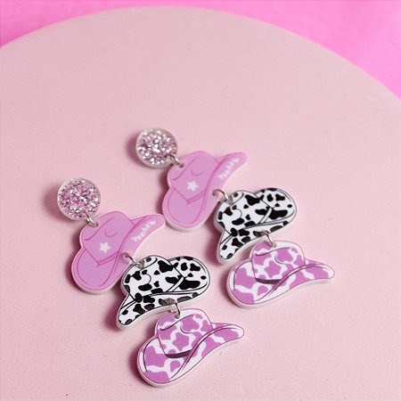 Brinco Trio Chapéu Para Despedida de Solteira