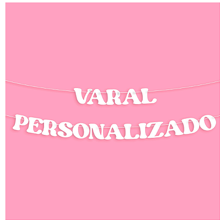 Varal Letreiro Personalizado Para Despedida de Solteira