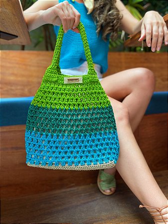Bolsa Crochê Color - Lau Mar | Moda e Acessórios