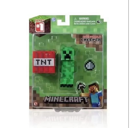 Boneco Articulado Minecraft Creeper