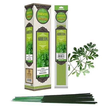 Incenso de Arruda Darshan Premium