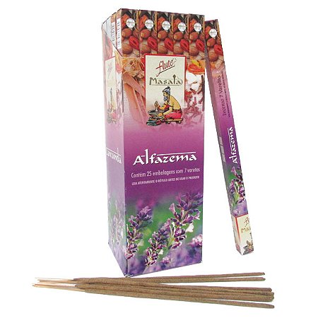 Incenso Flute de Massala - Alfazema: Relaxamento e Protecao