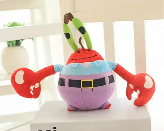 Pelúcia Siriguejo Desenho Bob Esponja 25 cm