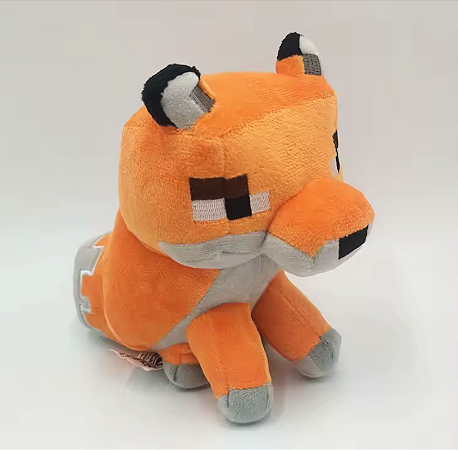 Pelúcia Minecraft Raposa 20 cm