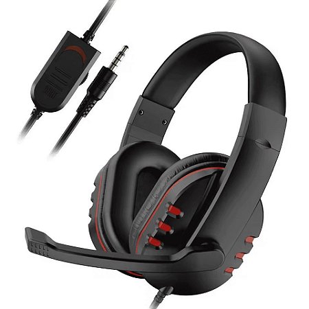 Fone De Ouvido Com Fio Gamer Headset PC