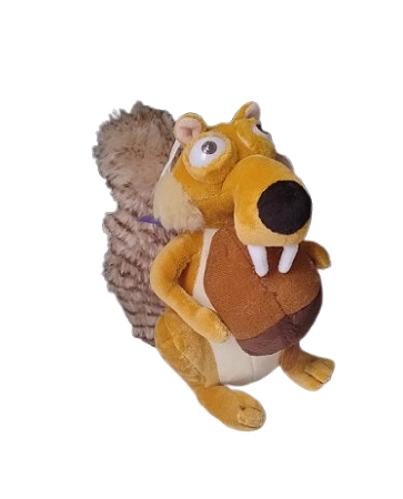 Pelúcia Scrat Era do Gelo boneco Scrat 20 cm