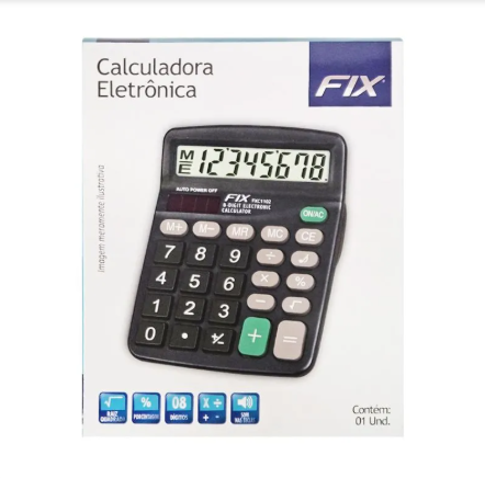 CALCULADORA MEDIA 8DIG. FXC1102