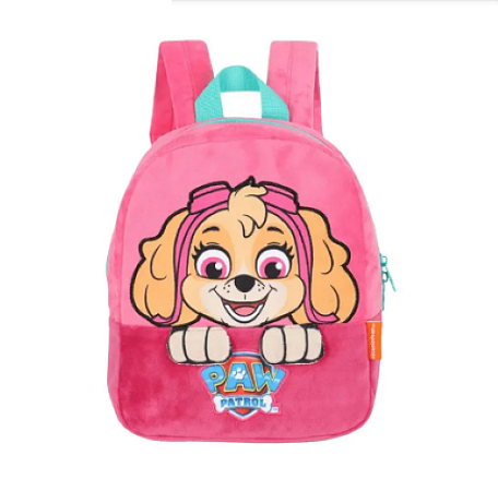 Mochila Infantil Pequena Patrulha Canina Rosa