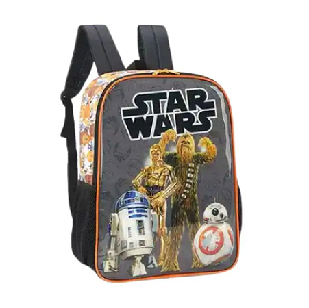 Mochila Infantil Star Wars Laranja IS38161ST Luxcel