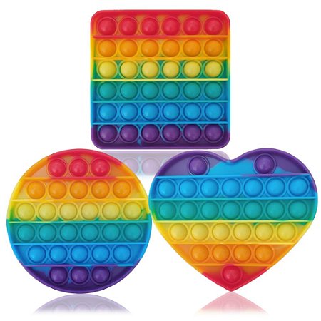 Pop It Fidget Toy Empurre Pop Bubble Fidget Sensorial