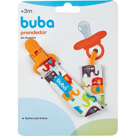 PRENDEDOR DE CHUPETA ELEFANTINHO - BUBA