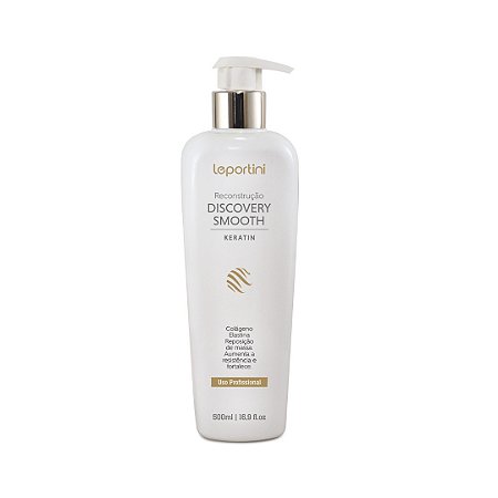 Keratin, Reconstrução Capilar - Queratina Discovery Smooth Leportini