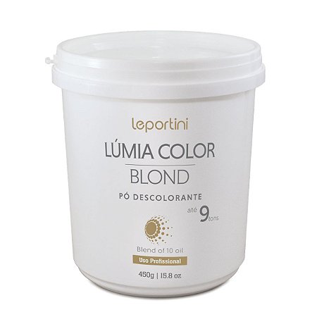 Pó Descolorante Azul Profissional - Lúmia Color Blond Leportini
