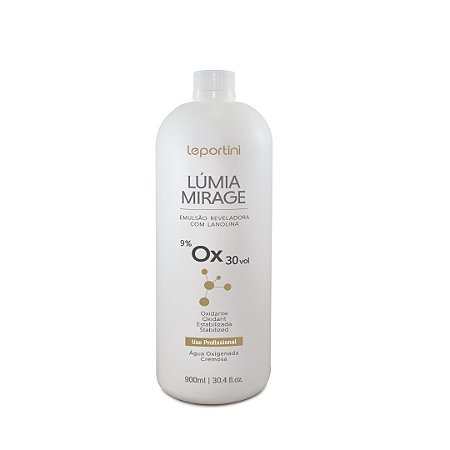 Água Oxigenada 30 Vol. Lúmia Mirage - Oxidante 9% Leportini