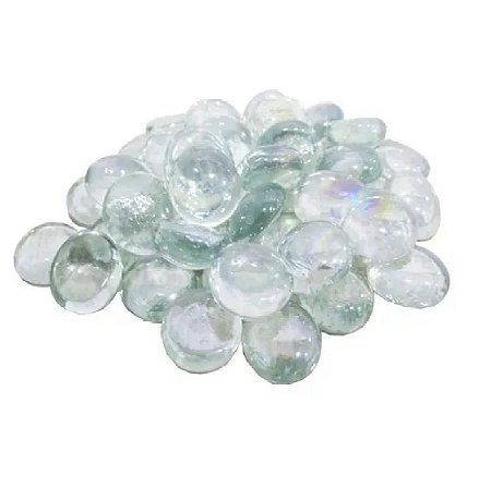 Saquinho de gemas de vidro transparente