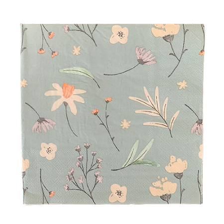 Guardanapo de papel estampa floral mod 1