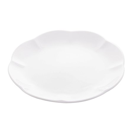 Prato raso de porcelana Wave