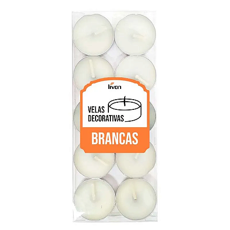 Kit com 10 mini velas