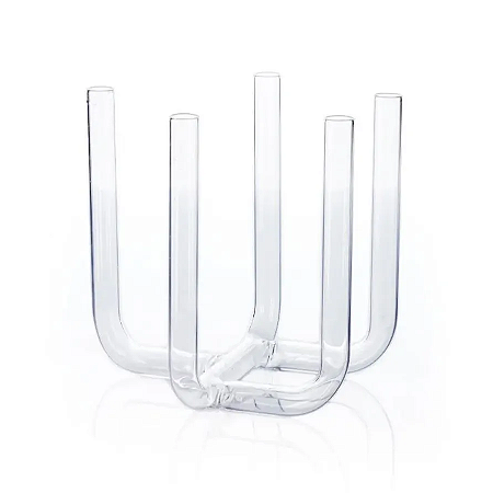 Vaso de vidro 5 tubos G