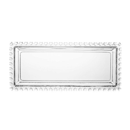 Travessa de Cristal coração 30 cm