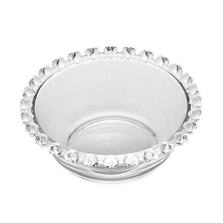 Bowl redondo cristal coração