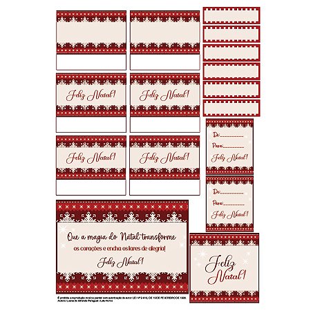 Papelaria de Natal mod. 3