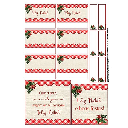 Papelaria de Natal mod. 4