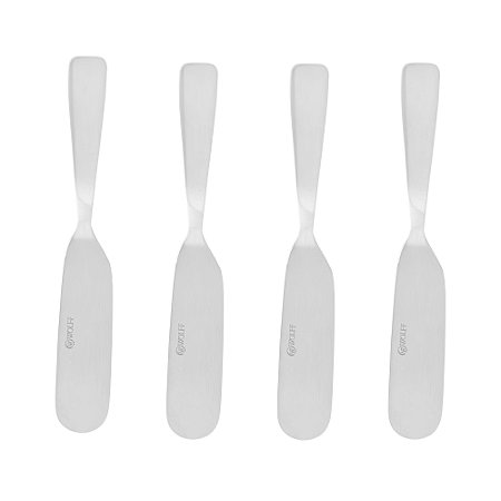 Kit com 4 espátulas inox