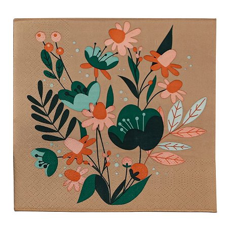 Guardanapo de papel floral mod 5