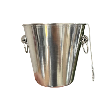Balde de gelo inox com pegador
