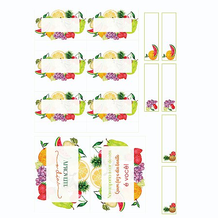 Papelaria frutas