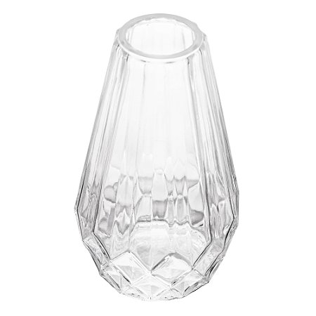 Vaso vidro origami