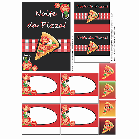 Papelaria Pizza mod 1
