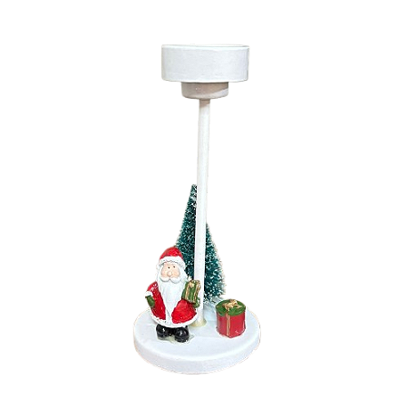 Castiçal natalino branco