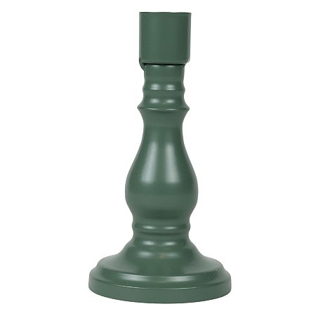 Castiçal metal verde