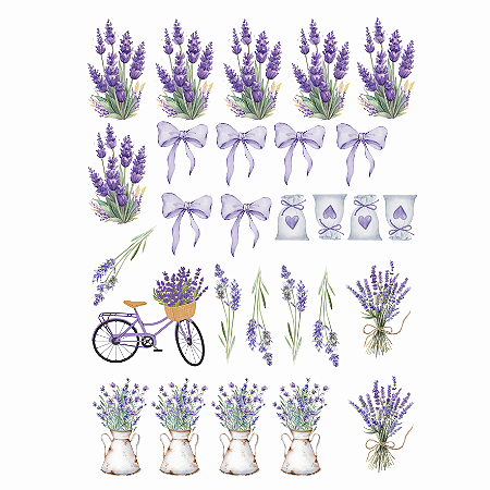 Adesivo para louças - Lavanda