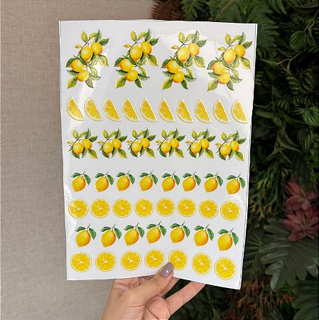 Adesivo para louças - Limão siciliano