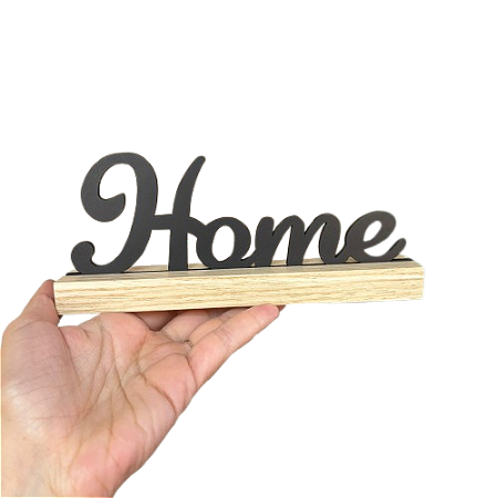 Enfeite decorativo MDF Home