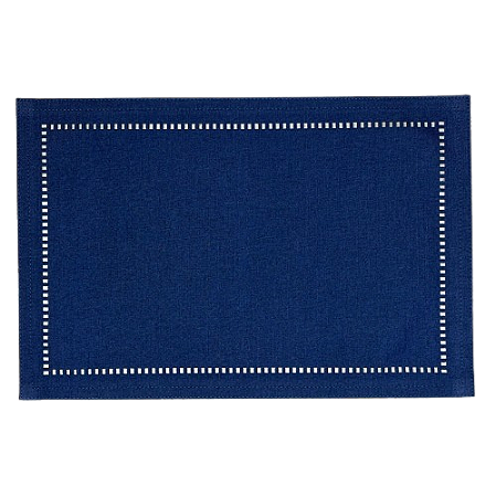 Jogo americano azul marinho