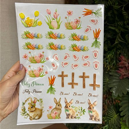 Adesivo para louças - Páscoa