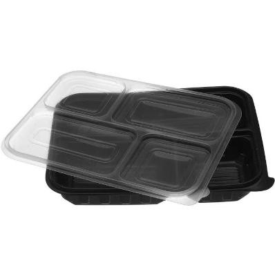 EMBALAGEM 4 DIVISÓRIAS PRETA STARPACK C/50