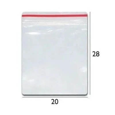 Saco Zip Hermético 50 Unidades – N9 - 20x28cm - Abre e Fecha