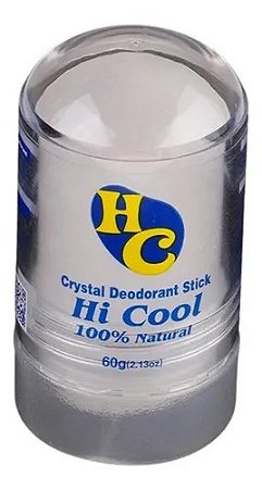 Desodorante Hi Cool Cristal Bastão 100% Puro e Natural