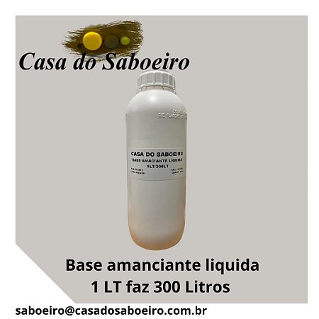 Base Amaciante concentrada - 1lt faz 300 litros