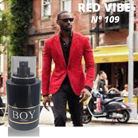 N 109 Red Vibe - Inspiração Olfativa: C.H. Vip Black Red