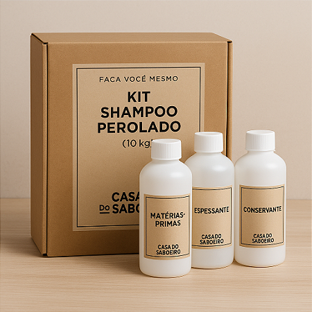 KIT SHAMPOO PEROLADO 10 KG