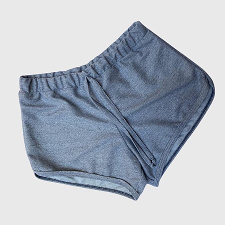 SHORTS MOLETOM - CINZA