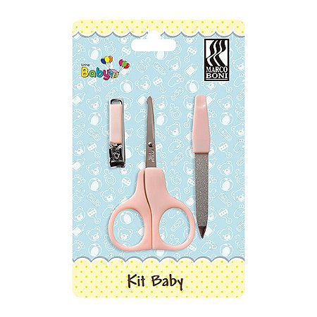 Kit Manicure Rosa 3 Pcs Belita Mimos Enxoval Para Bebe E Mimos Para Bebe Loja De Bebe
